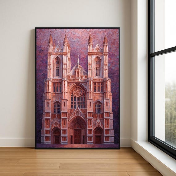 High Resolution Landmark Oil Painting