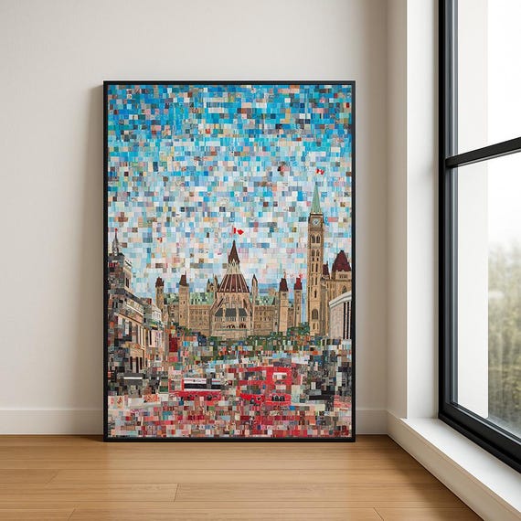 High Resolution Landmark Oil Painting