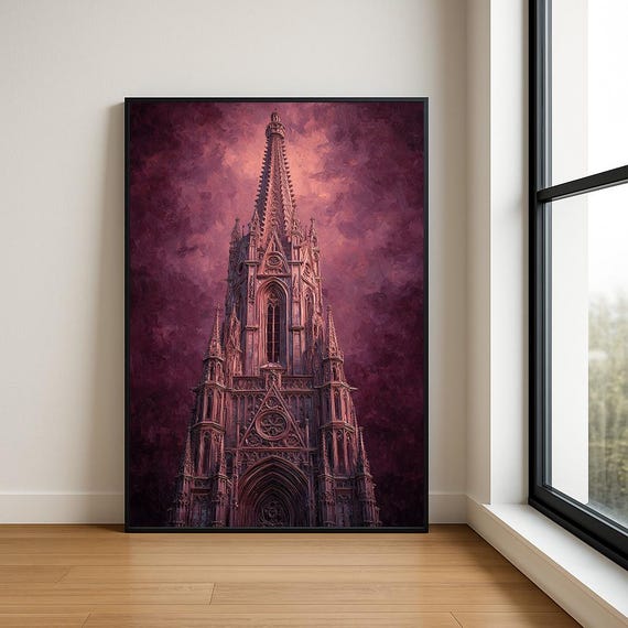 High Resolution Landmark Oil Painting