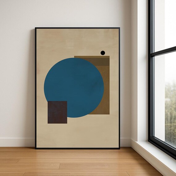 High Resolution Abstract Geometric Wall Art