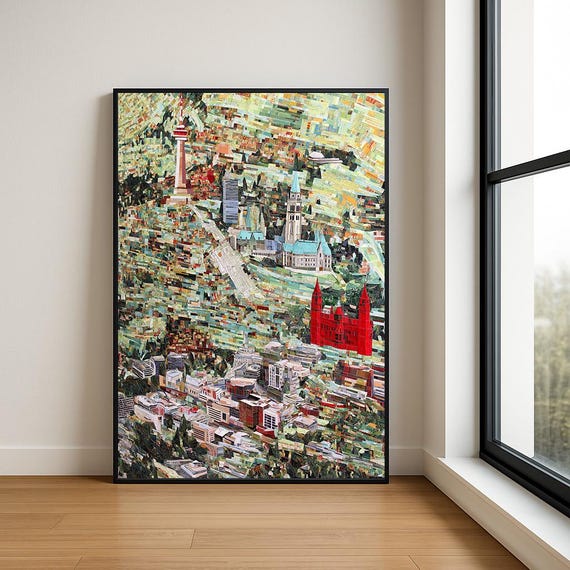 High Resolution Landmark Oil Painting