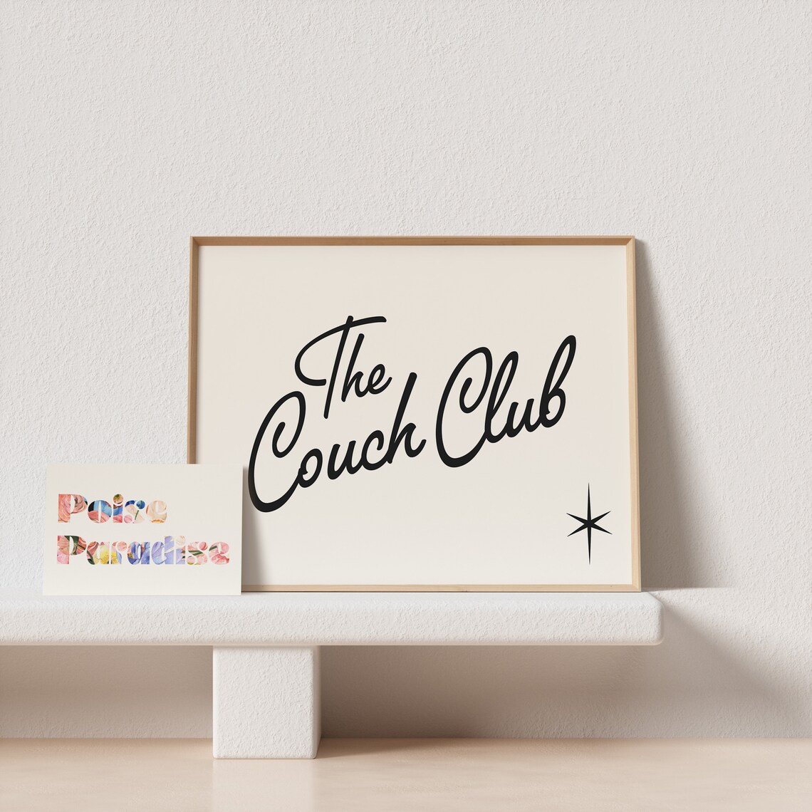 Retro The Couch Club Poster, Gallery Wall Art Print - Image 4