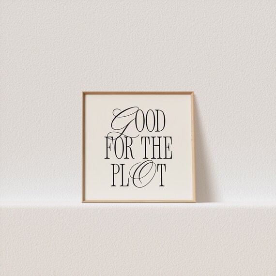 Square Retro Poster Good For The Plot Retro Typography A Must Have For Your Gallery Wall A Click Away To Be Yours Forever
