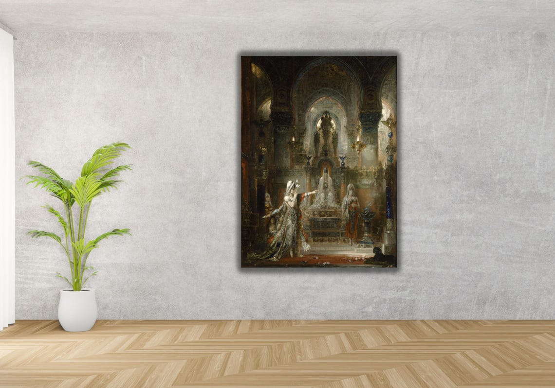 Gustave Moreau Salome Dancing Before Herod Symbolist Classic Poster - Image 2