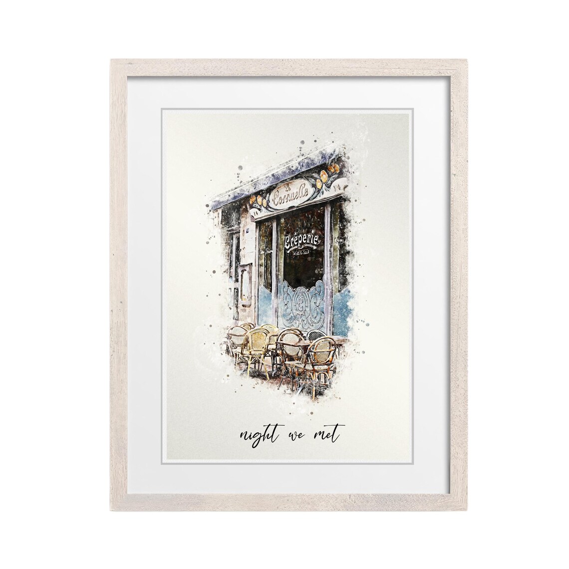 First Date Gift Portrait, Valentine Anniversary Gift - Image 3