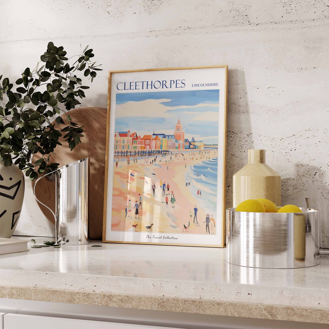 Cleethorpes Lincolnshire England Sandy Beach Promenade Seaside Poster - Image 2