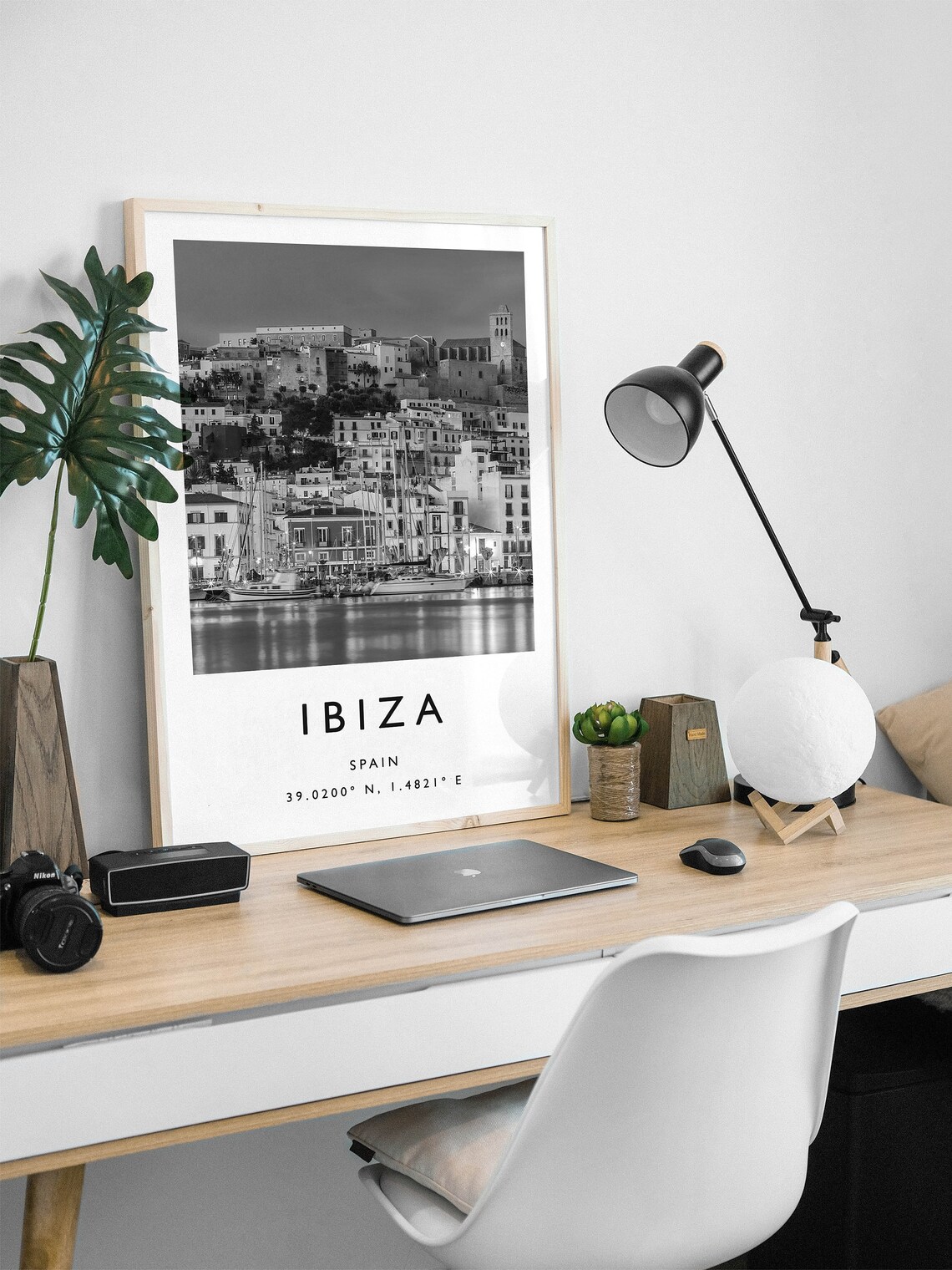 Ibiza Minimalist Travel Poster, Spain Travel Decor - Image 2