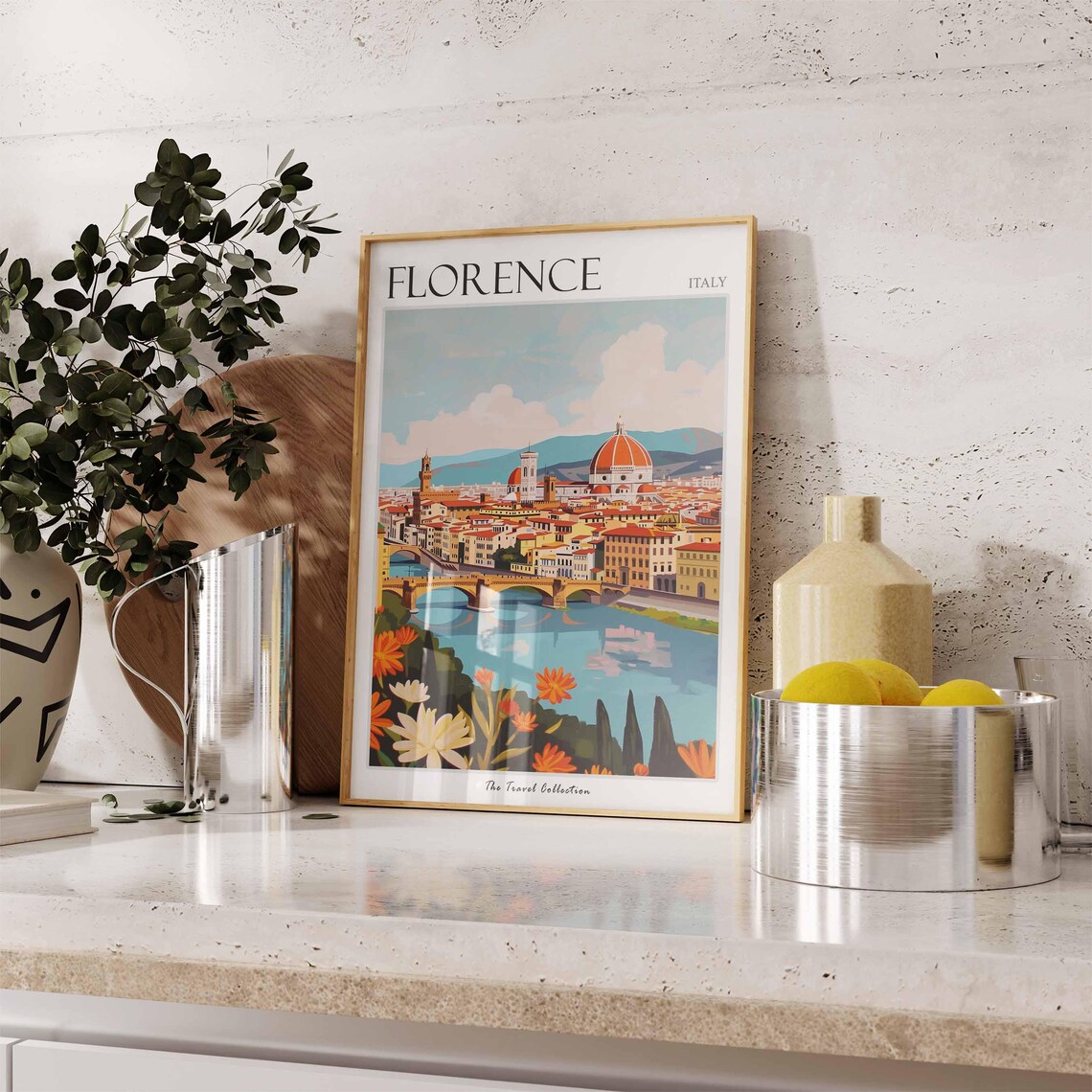 Florence Travel Poster, Italian Wall Art Print - Image 3