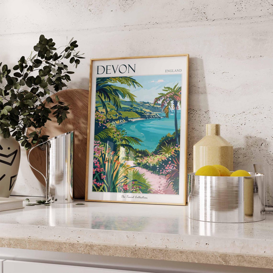 Devon Poster England Travel Print Devon Travel Art Devon Wall Art England Travel Devon Home Decor Devon Travel Gift - Image 3