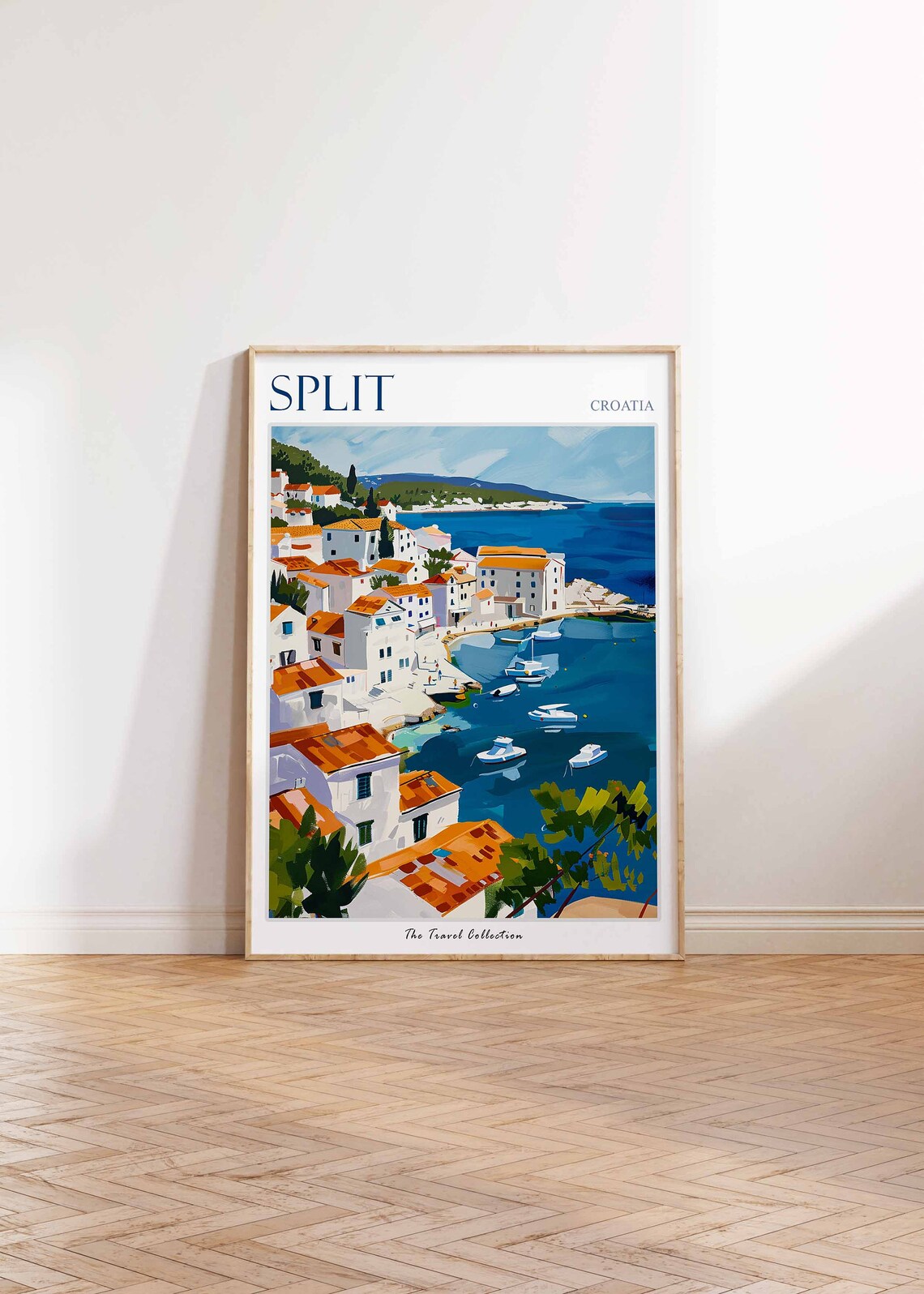 Split Poster Split Travel Print Tropical Decor Sea Wall Art Split Decor Croatia Travel Print Split Gift Split Travel Poster - Image 2