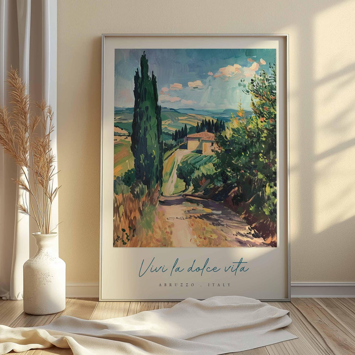 Abruzzo Poster Italian Travel Print Abruzzo Travel Art Abruzzo Wall Art Italy Art Italy Travel Decor Italian Travel Gift - Image 2