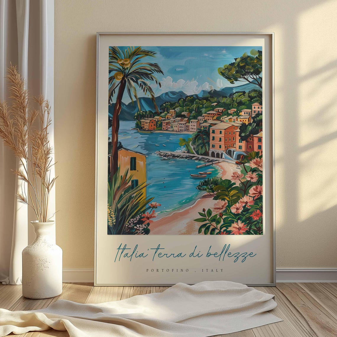 Portofino Poster Italian Travel Print Portofino Travel Art Portofino Wall Art Italy Art Italy Travel Decor Italian Travel Gift - Image 2