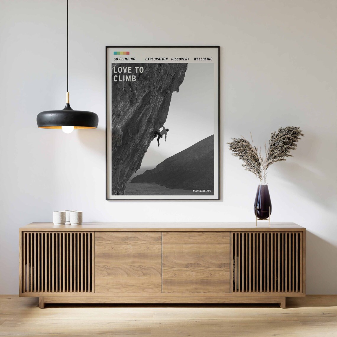 Climbing Adventure Poster, Outdoor Wall Art Print - Image 2