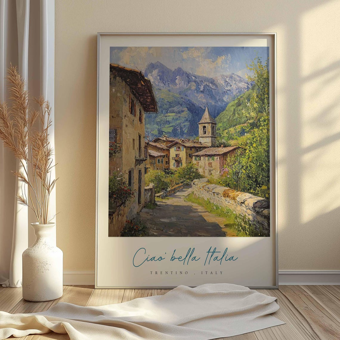 Trentino Poster Italian Travel Print Trentino Travel Art Trentino Wall Art Italy Art Italy Travel Decor Italian Travel Gift - Image 2