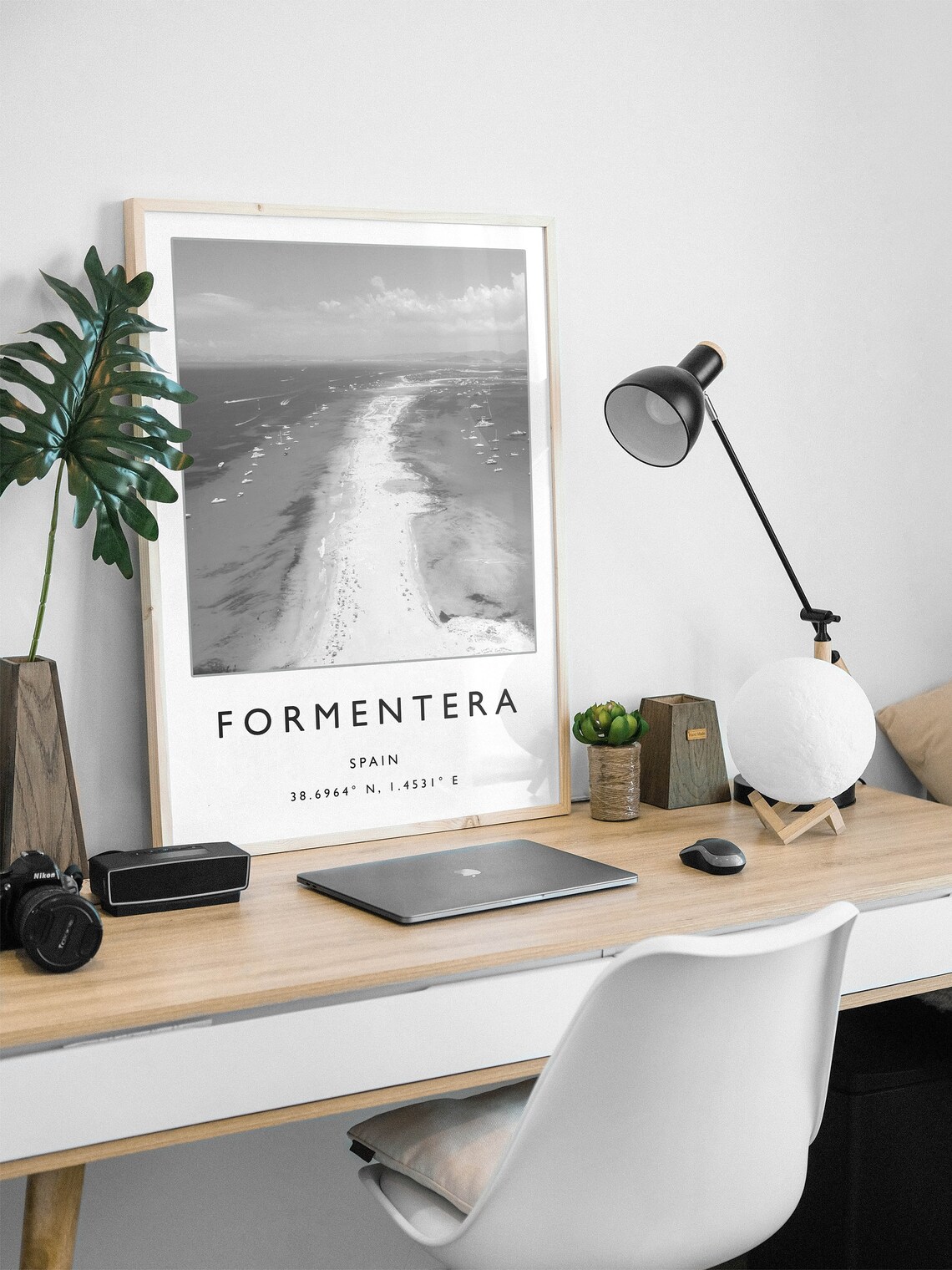 Formentera Spain Aerial Beach Photo Travel Poster Coastal Artwork - Image 3