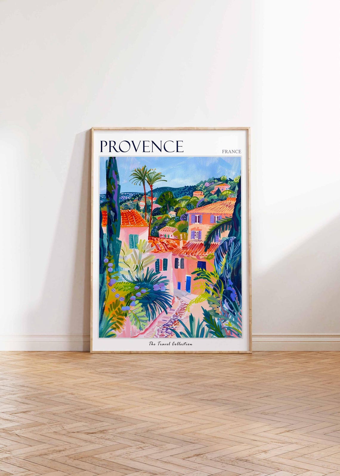 Provence Poster France Travel Print French Decor Europe Travel Poster European Wall Art Provence Gift Provence Travel Poster - Image 2