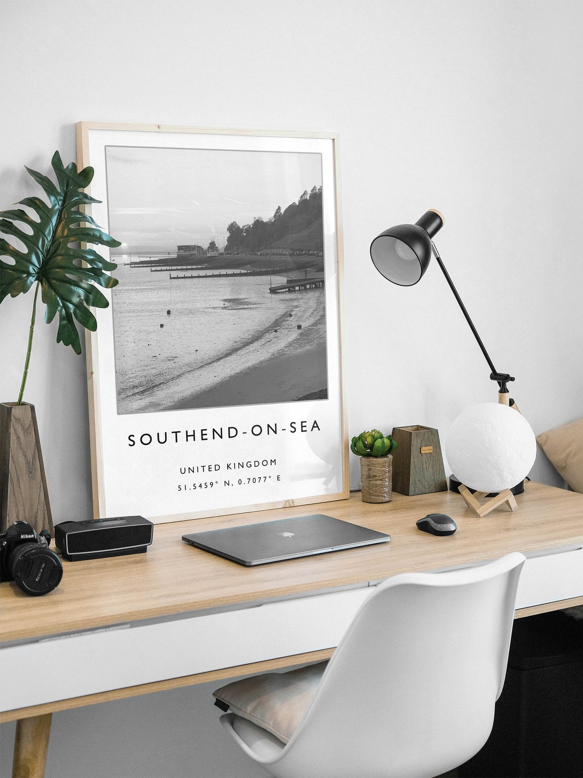 Southend On Sea Travel Print Southend On Sea England Travel Poster Travel Print Travel Art Travel Poster Black And White A2a3a4 - Image 3