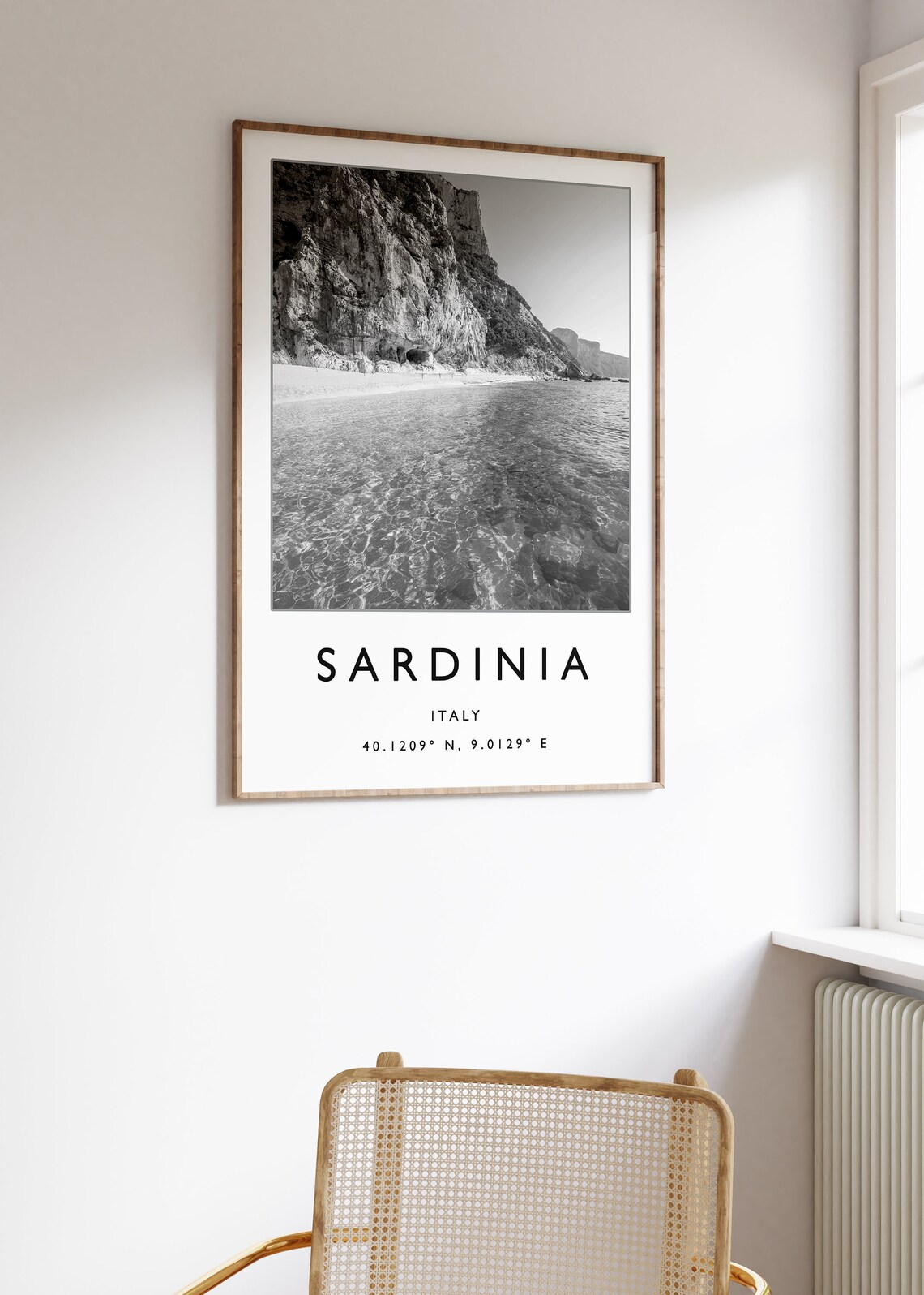 Sardinia Minimalist Travel Poster, Italy Art Print - Image 3