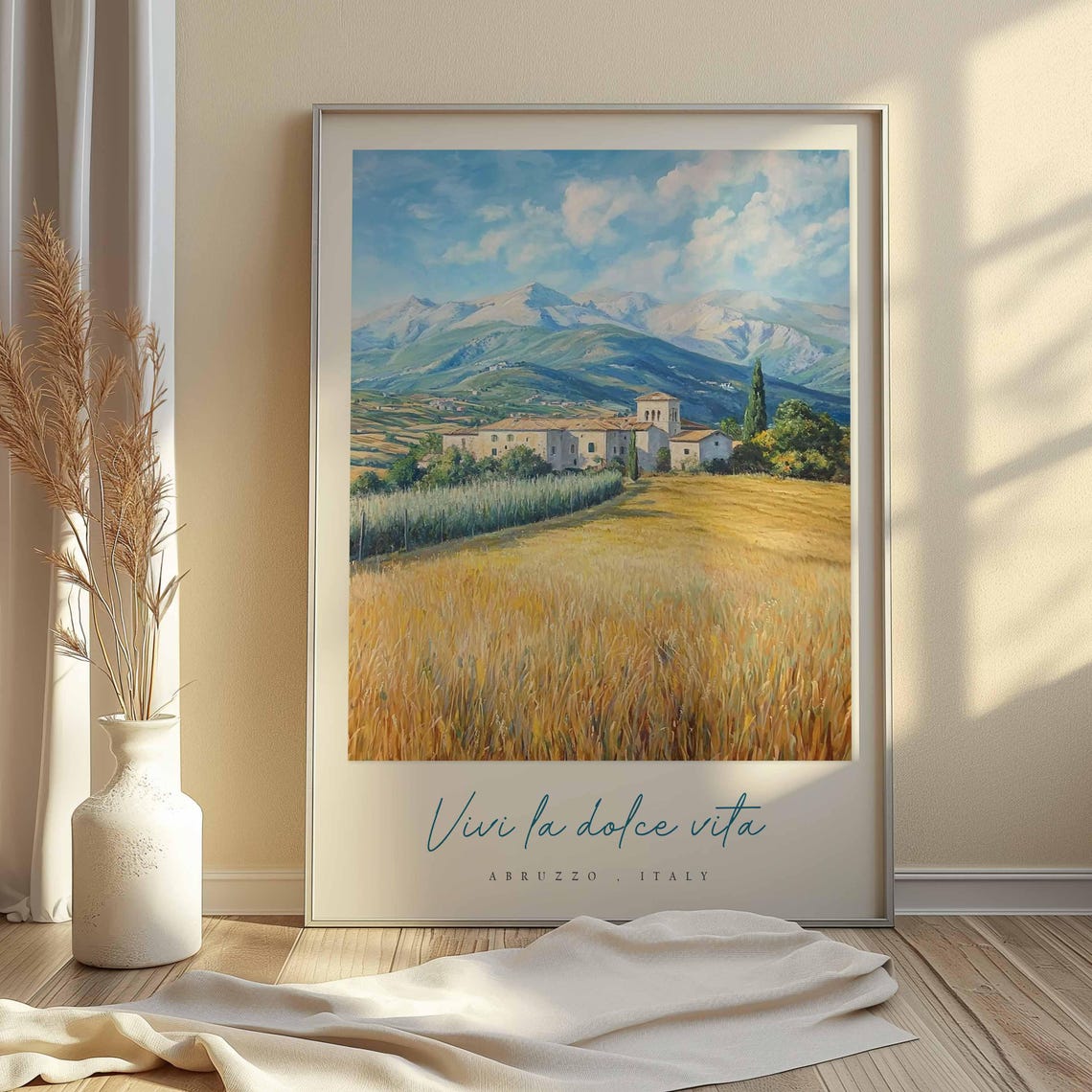 Abruzzo Poster Italian Travel Print Abruzzo Travel Art Abruzzo Wall Art Italy Art Italy Travel Decor Italian Travel Gift - Image 2