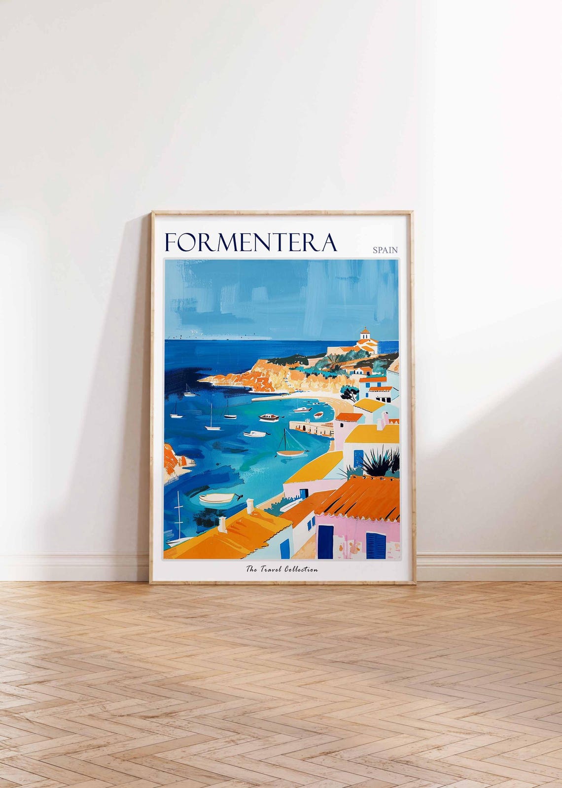 Formentera Poster Spain Travel Print Spanish Decor Europe Travel Poster European Wall Art Sea Print Formentera Travel Poster - Image 2