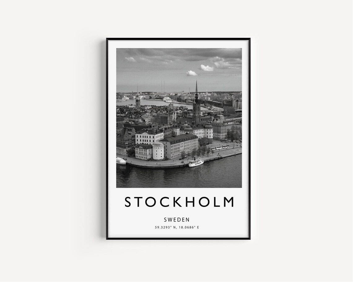 Stockholm Travel Poster, Sweden Travel Art Print - Image 2