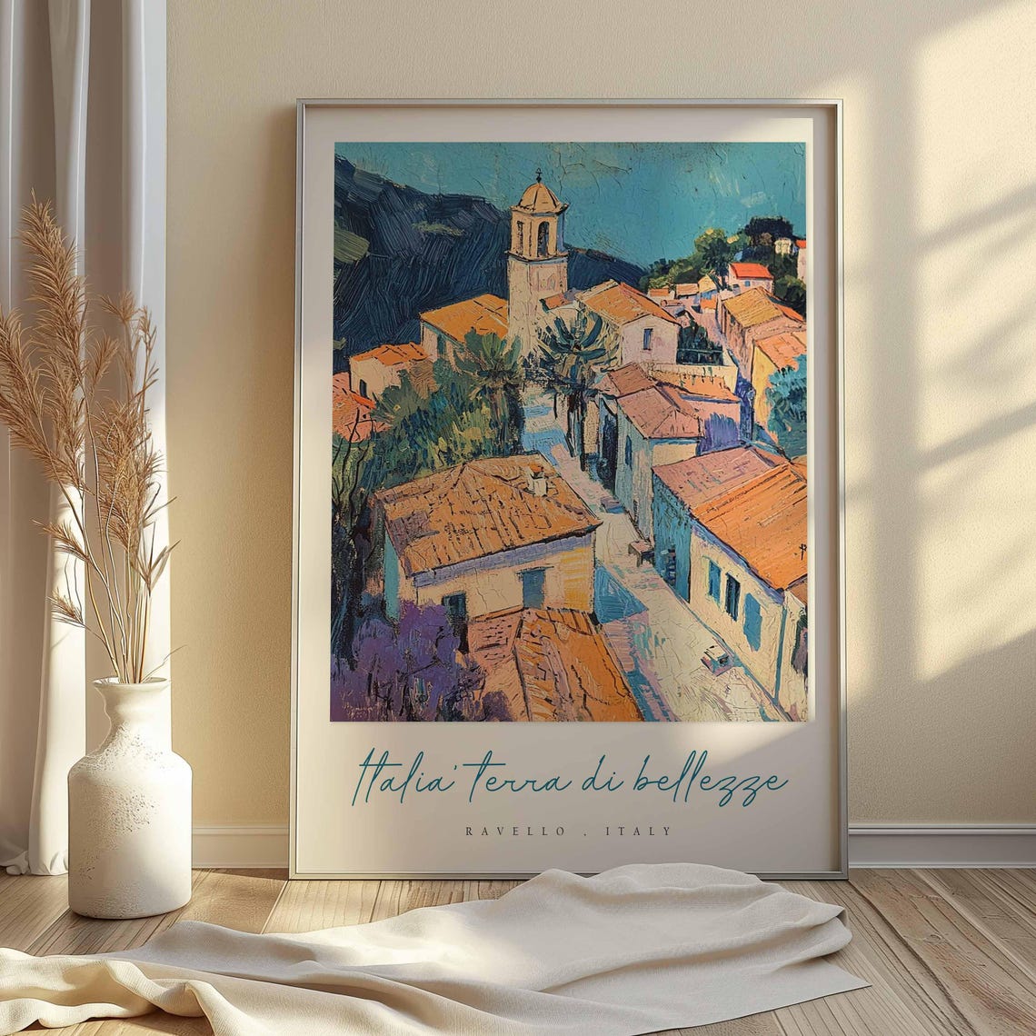 Ravello Poster Italian Travel Print Ravello Travel Art Ravello Wall Art Italy Art Italy Travel Decor Italian Travel Gift - Image 2