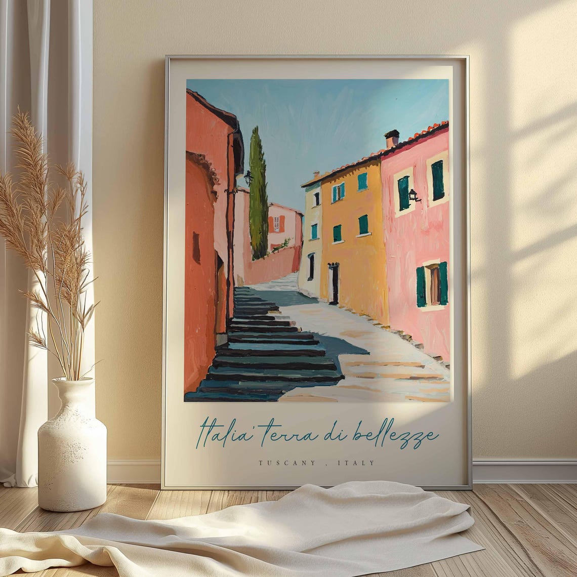 Tuscany Poster Italian Travel Print Tuscany Travel Art Tuscany Wall Art Italy Art Italy Travel Decor Italian Travel Gift - Image 2