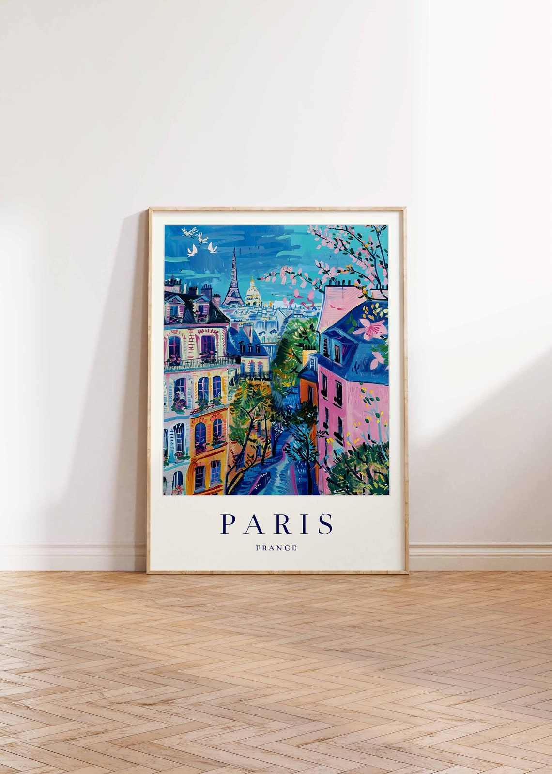 Paris Poster Paris Travel Print France Wall Art French Travel Print European Decor City Print Paris Gift Paris Travel Poster - Image 2