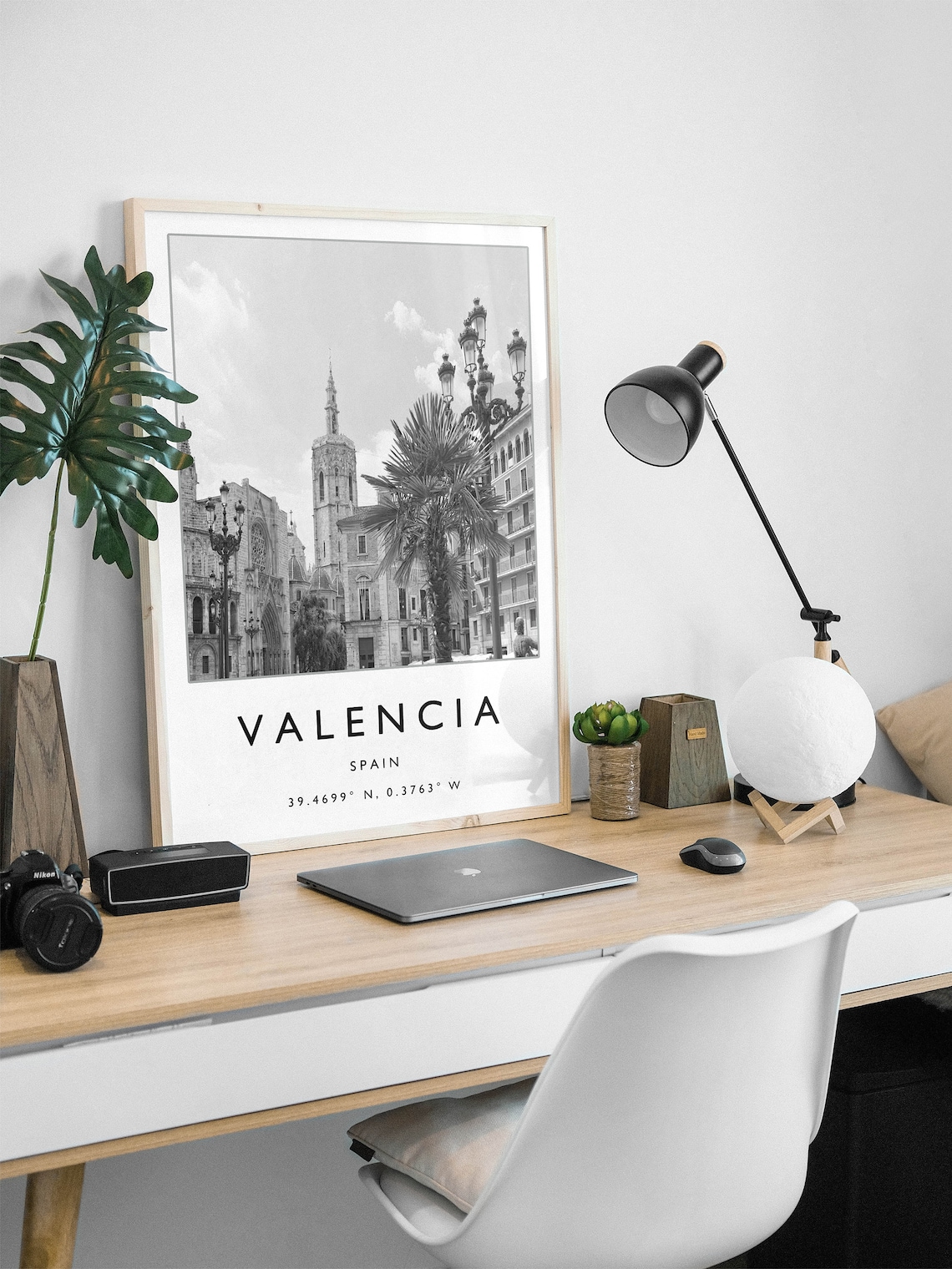 Valencia Travel Poster, Minimalist Spain Poster - Image 2