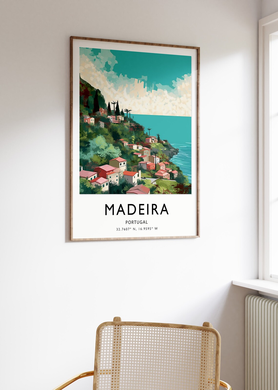 Madeira Travel Poster, Portugal Place Print - Image 3