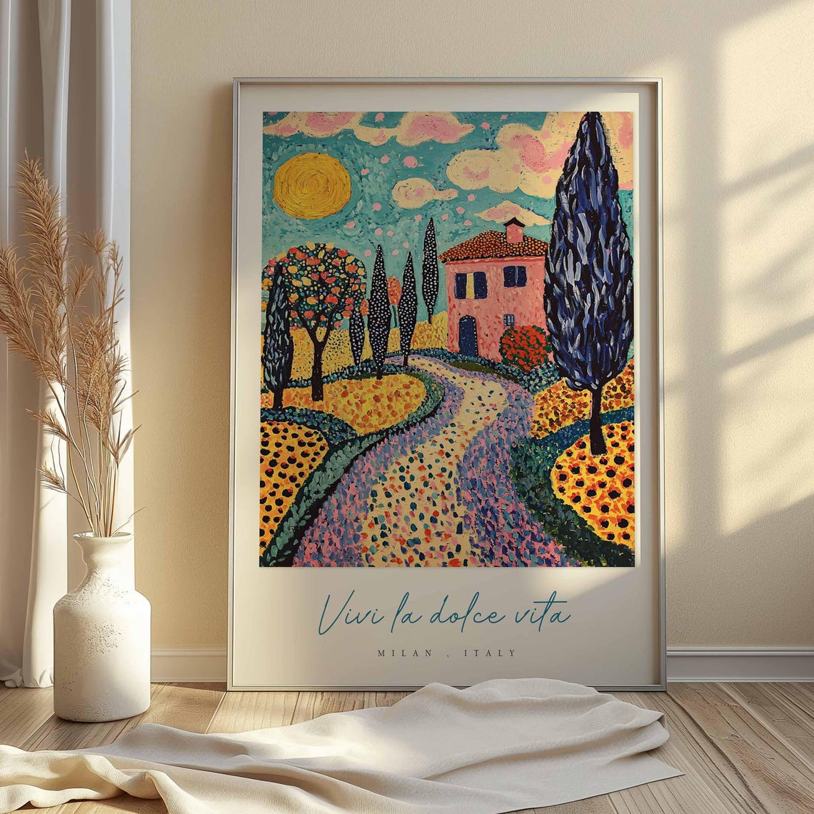 Milan Poster Italian Travel Print Milan Travel Art Milan Wall Art Italy Art Italy Travel Decor Italian Travel Gift - Image 2