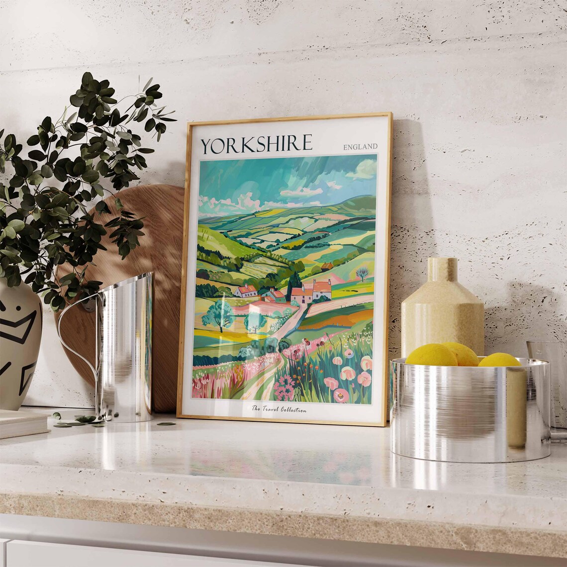 Yorkshire Travel Poster, British Decor Wall Art Print - Image 3