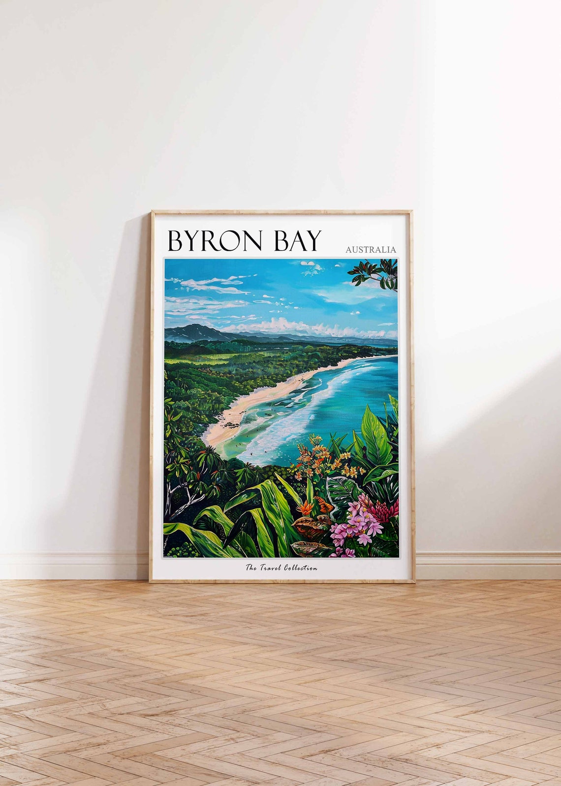 Byron Bay Poster Australia Travel Print Australian Decor Oceania Travel Poster Byron Bay Wall Art Sea Print Byron Bay Travel Poster - Image 2