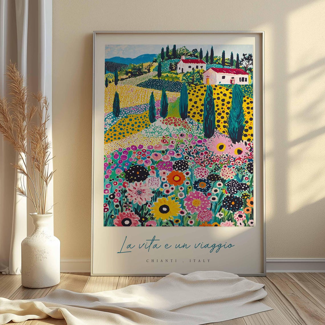 Chianti Poster Chianti Travel Print Chianti Travel Art Chianti Wall Art Italy Art Italy Travel Decor Italian Travel Gift - Image 2