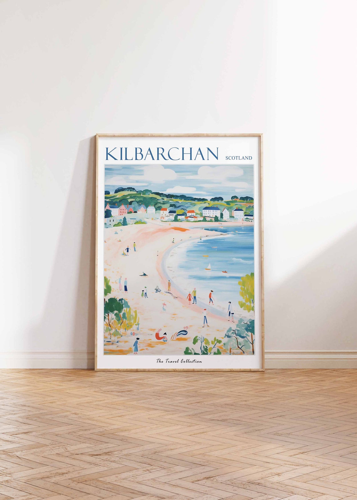Kilbarchan Poster Kilbarchan Travel Print Scotland Travel Poster Scottish Decor Tropical Decor Sea Print Kilbarchan Travel Poster - Image 2