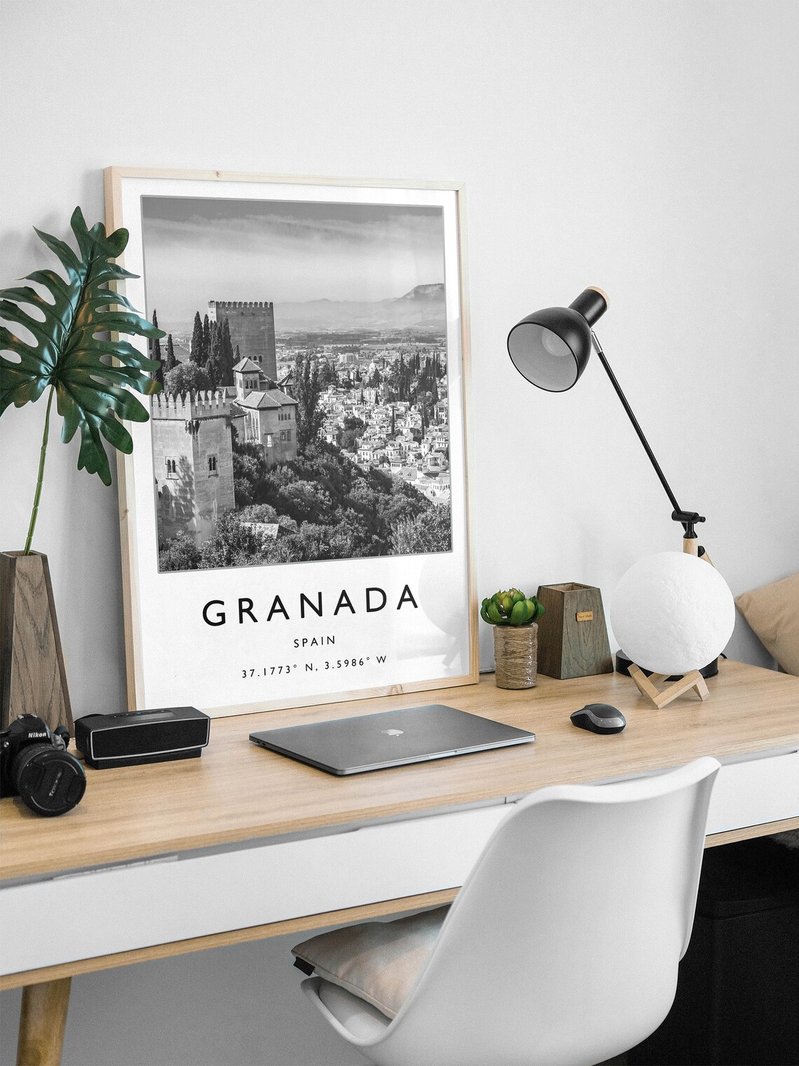 Granada Travel Poster, Minimalist Spain Decor - Image 2