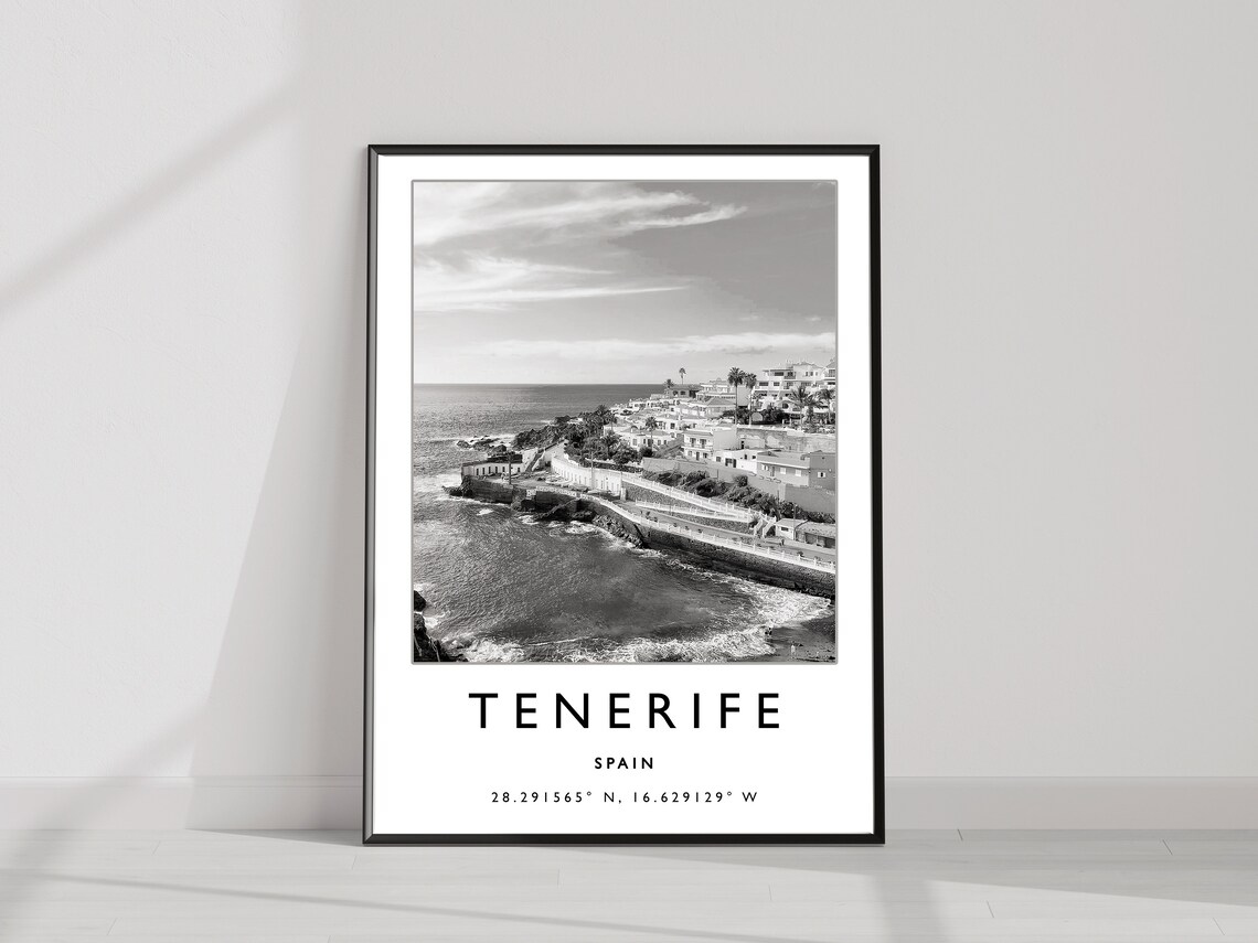 Tenerife Travel Poster, Spain Travel Art - Image 2