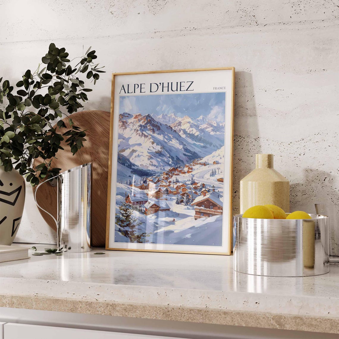 Alpe Dhuez Poster Cycling Poster Mountain Bike Poster Tour De France Poster French Alps Poster Sports Wall Art Alpe Dhuez Travel Art - Image 2