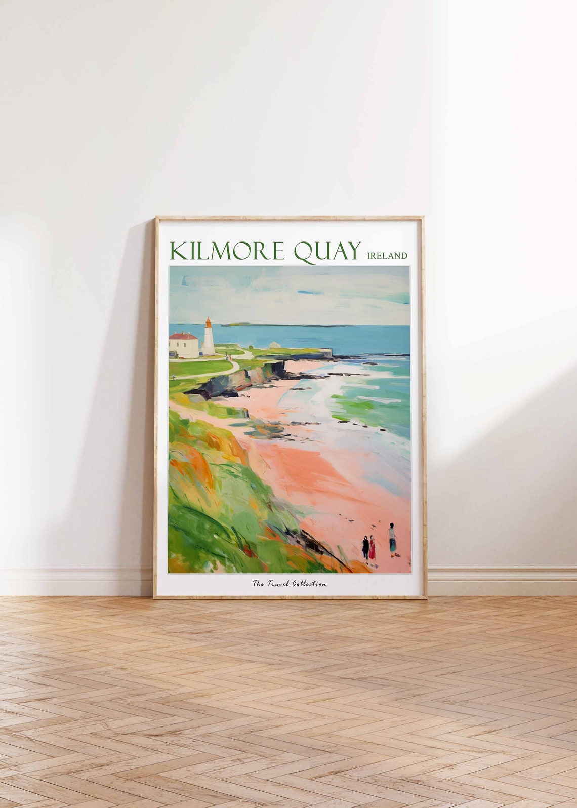 Kilmore Quay Poster Kilmore Quay Travel Print Ireland Travel Poster Irish Decor Tropical Decor Sea Print Kilmore Quay Travel Poster - Image 2