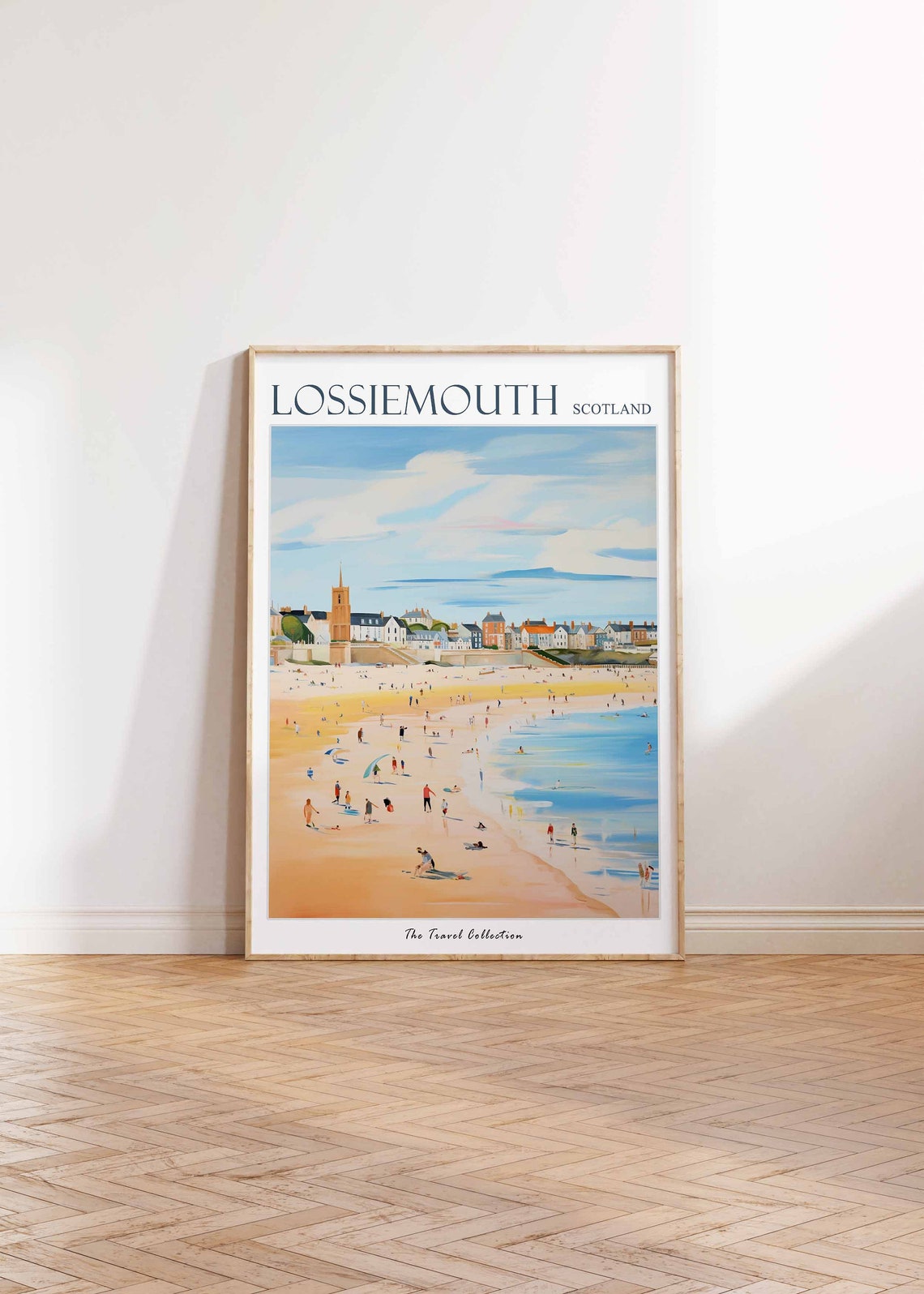 Lossiemouth Poster Lossiemouth Travel Print Scotland Travel Poster Scottish Decor Tropical Decor Sea Print Lossiemouth Travel Poster - Image 2