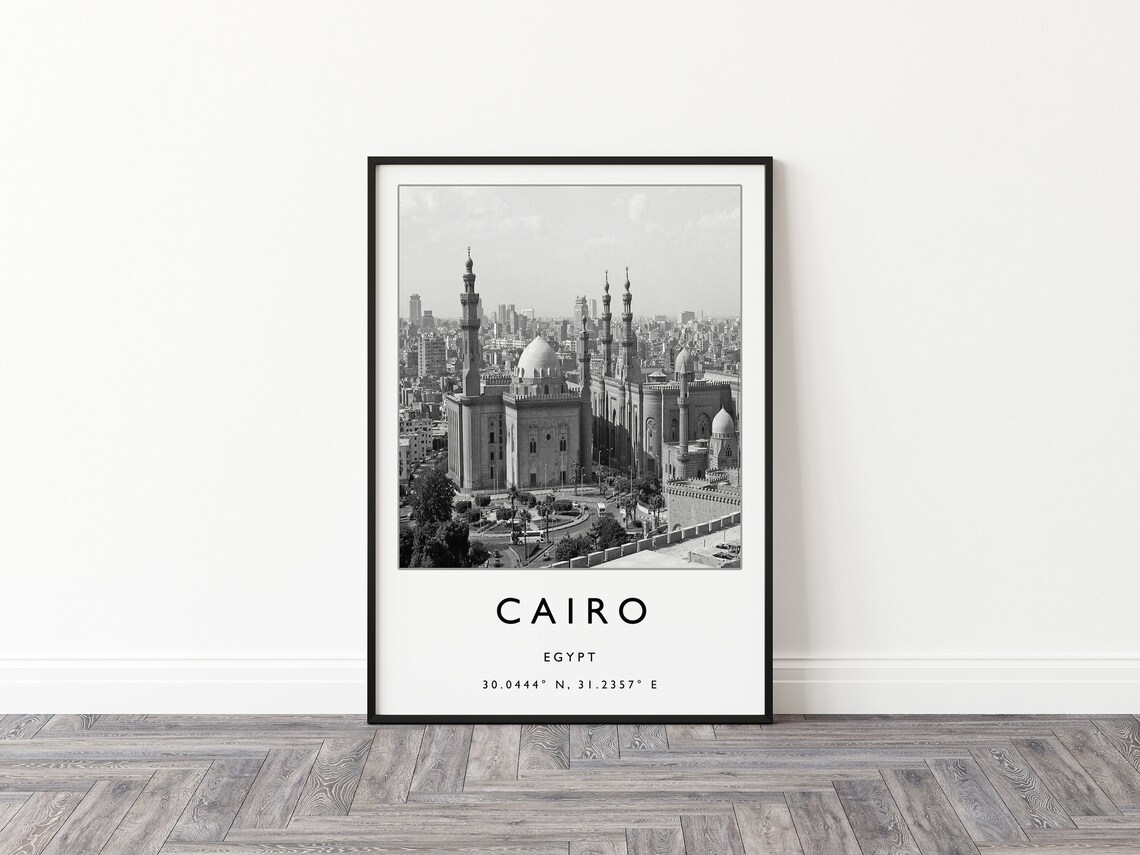 Cairo Egypt Travel Poster, Islamic Travel Art - Image 3