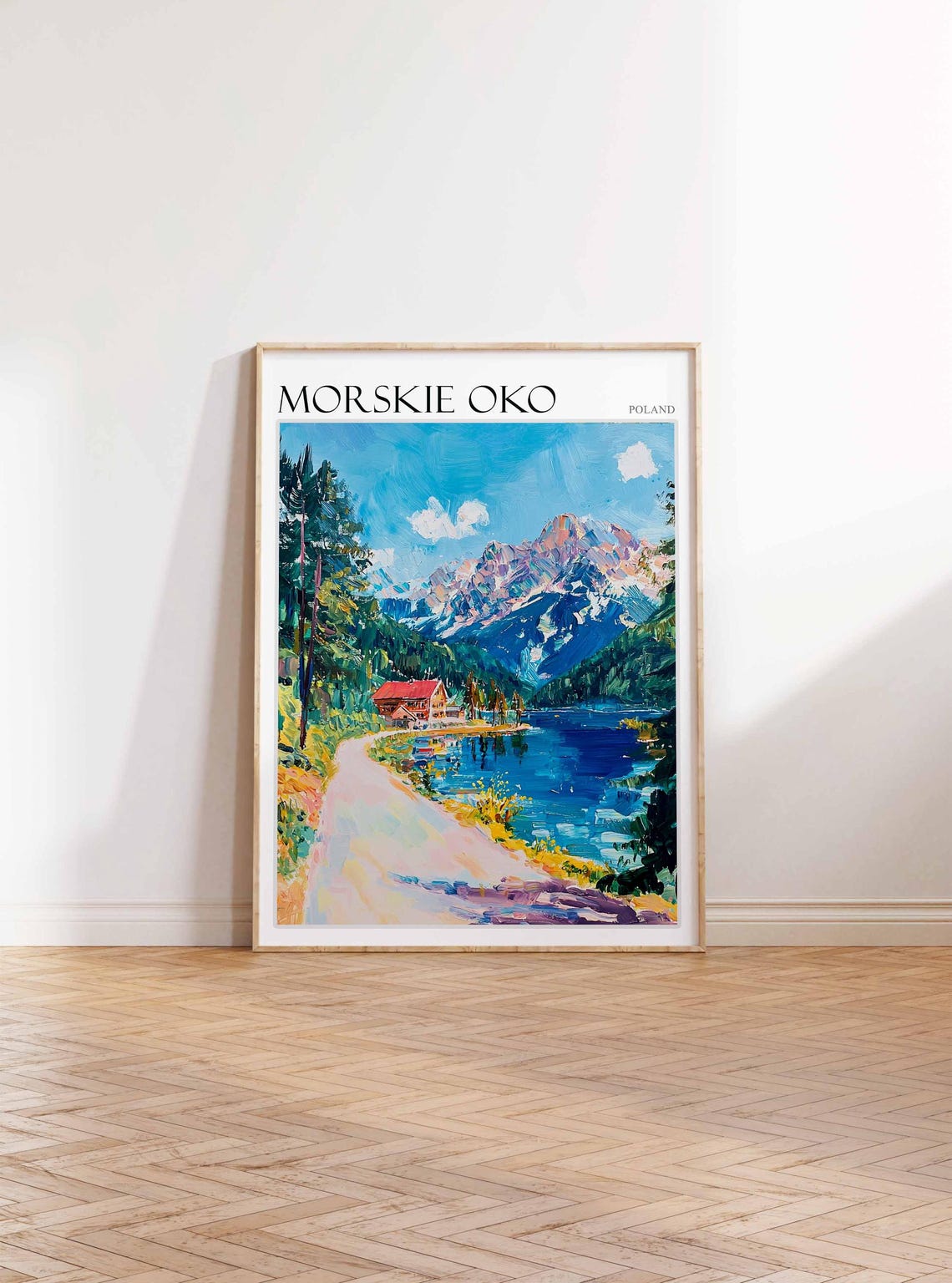 Morskie Oko Poster Morskie Oko Travel Print Poland Wall Art Poland Travel Print European Decor City Print Poland Gift - Image 4