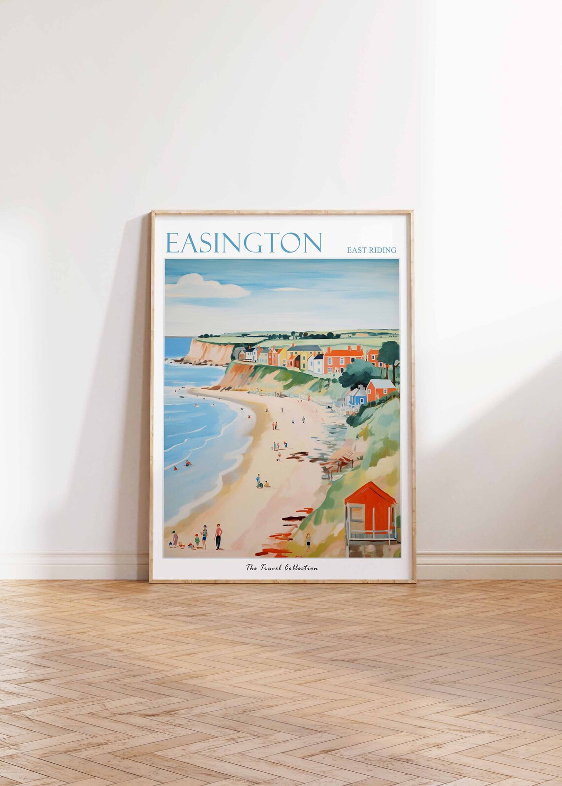 Easington Poster Easington Travel Print East Riding Travel Poster British Decor Tropical Decor Sea Print Easington Gift - Image 2