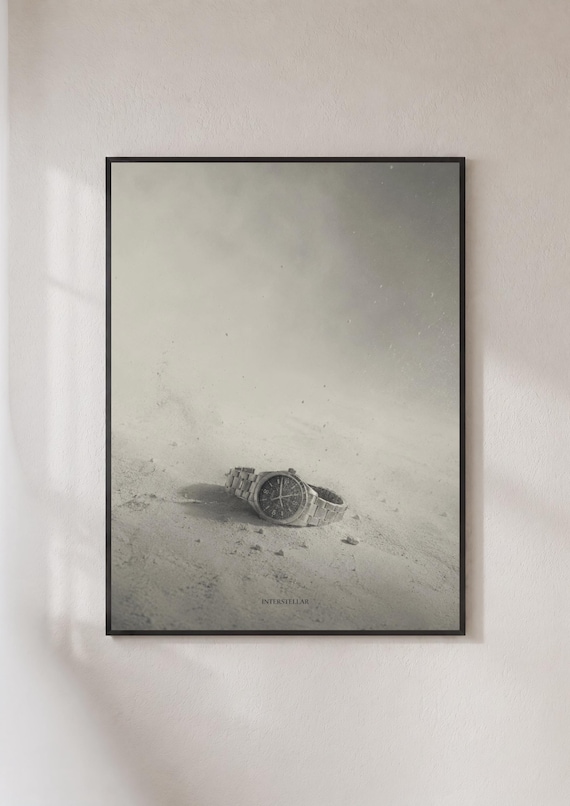 Interstellar Wristwatch Dusty Planet Minimalist Movie Poster