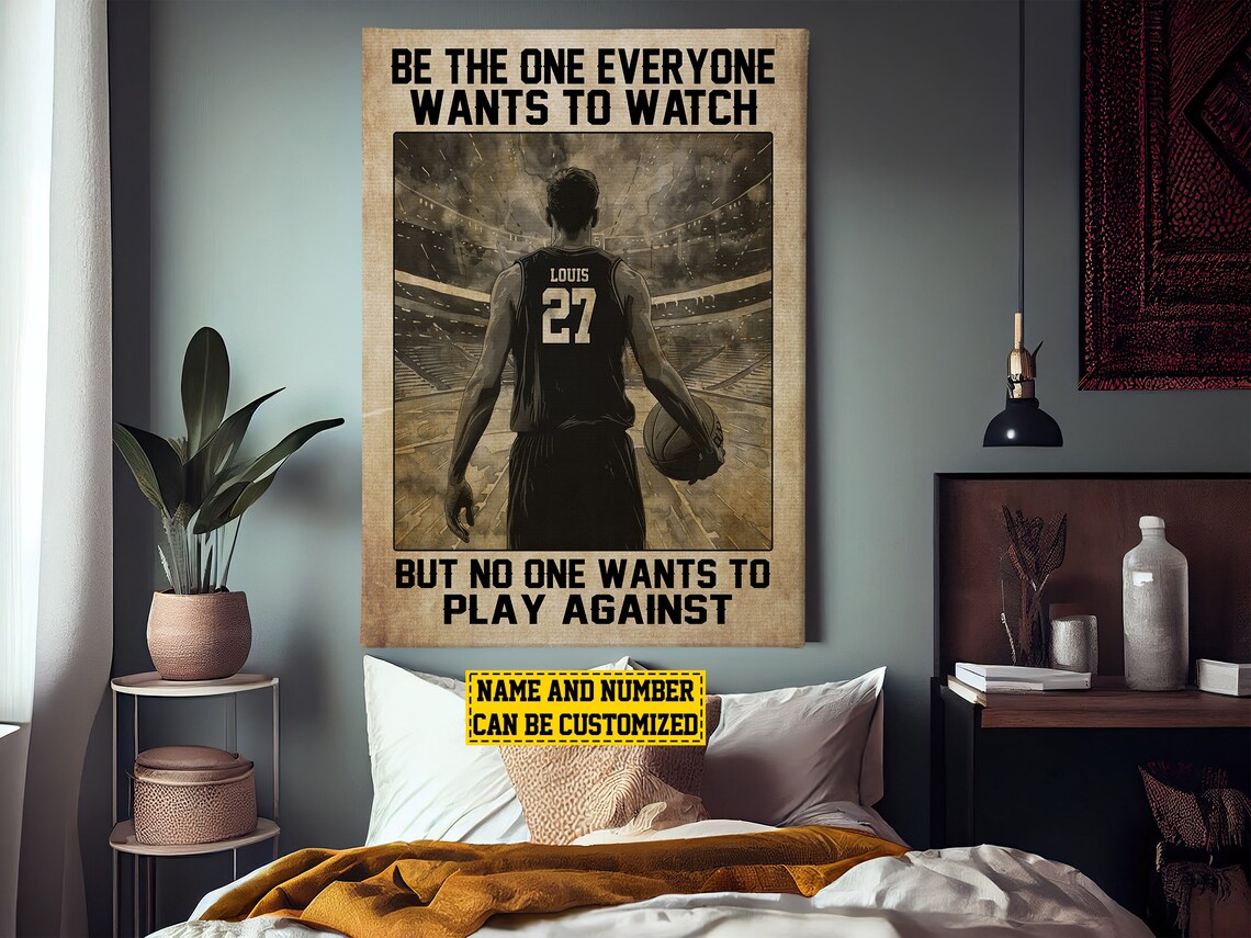 Basketball Motivation Personalized Art Print - Image 3