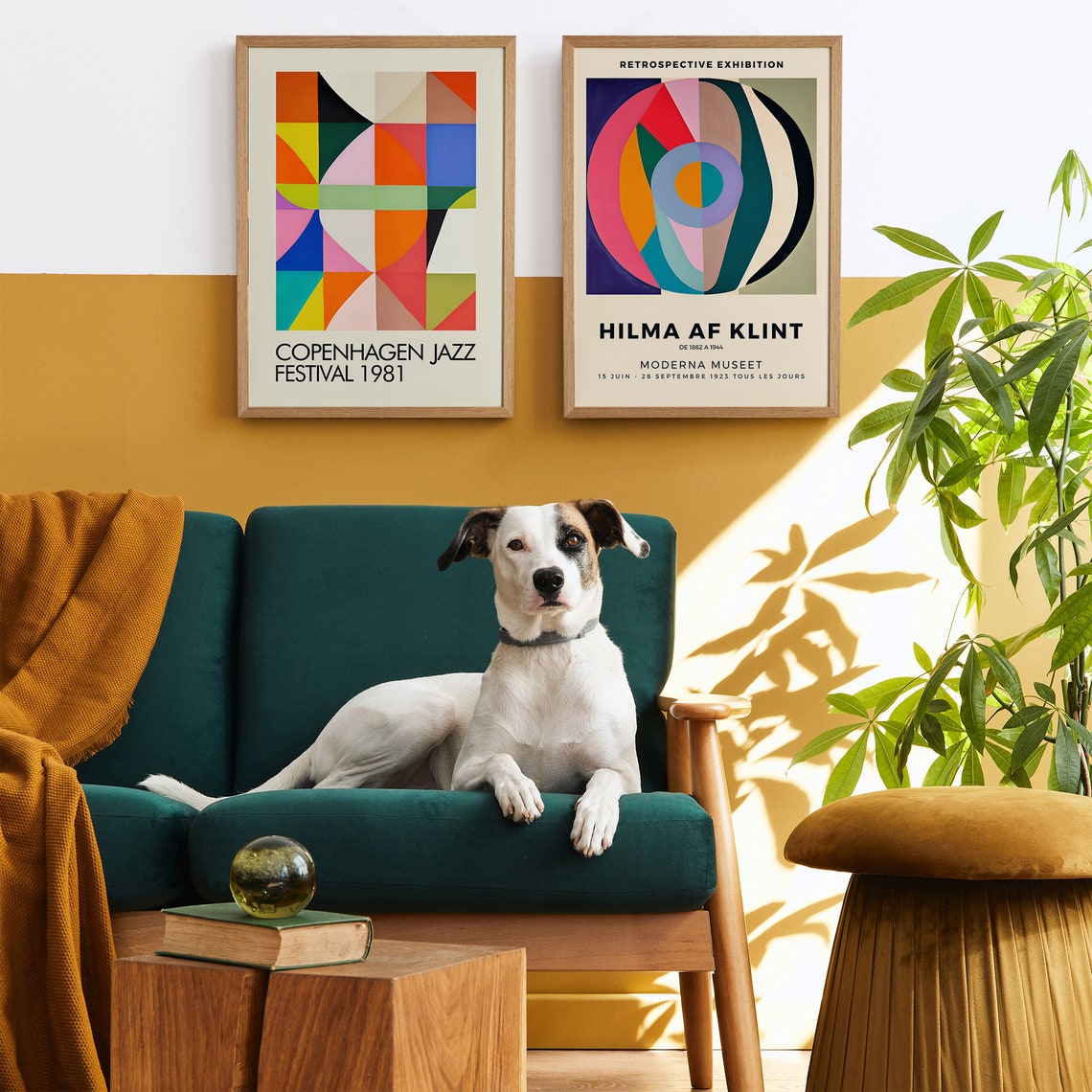 Copenhagen Jazz Festival Poster Jazz Music Art Print Giclee Reproduction Modern Art Poster 24x36 Danish Design Colorful Jazz Poster - Image 2
