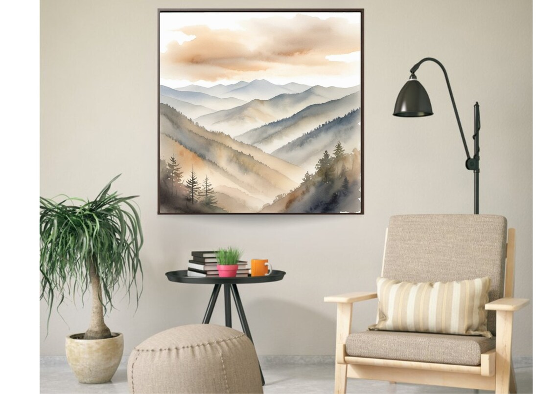 Great Smoky Mountains Sunrise Landscape Art Print - Image 5