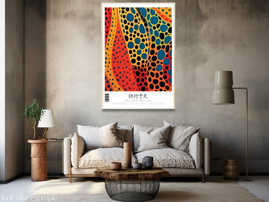 Oblivions Melody Nebula Euphony 1999 Red Dot Waves Art Poster - Image 3