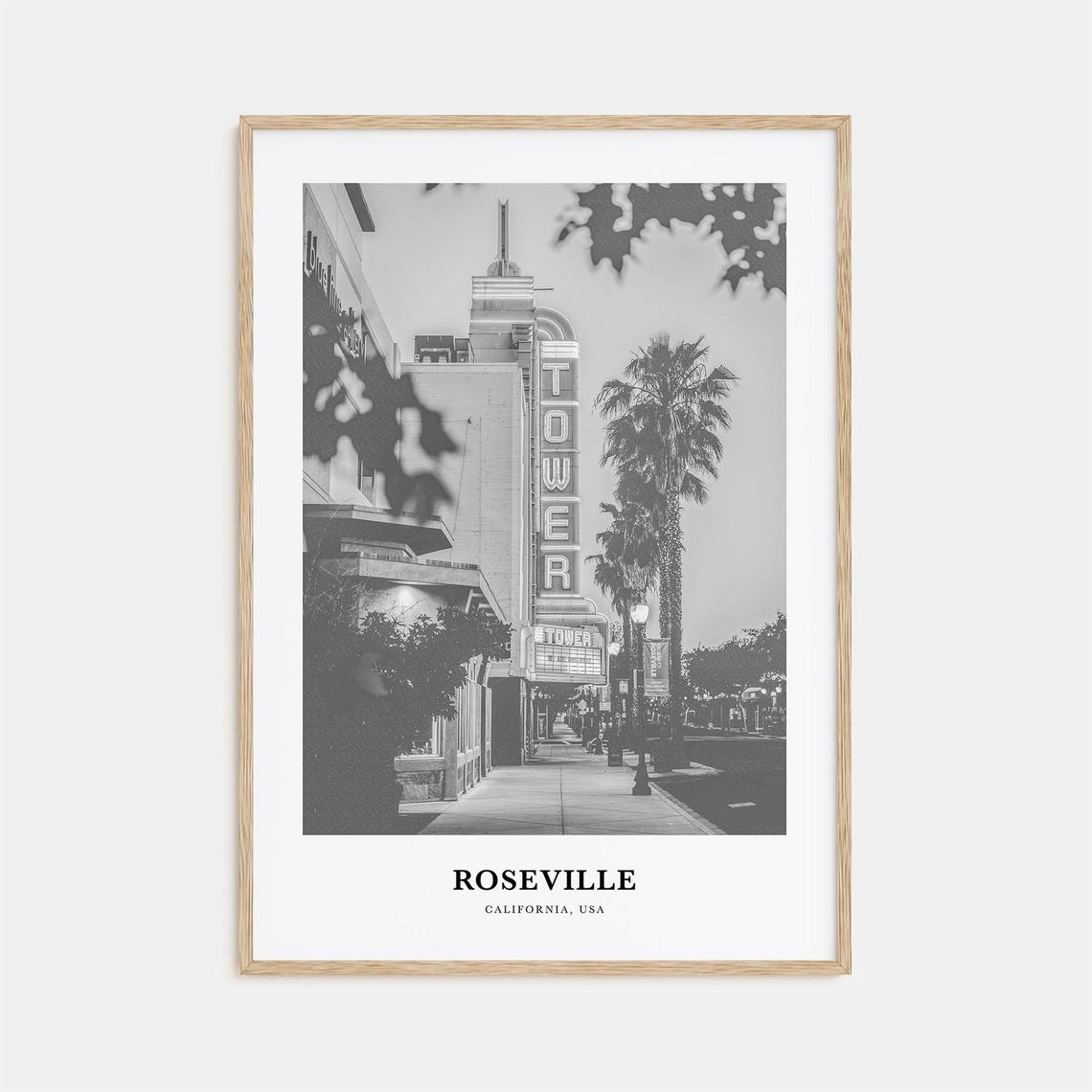 Roseville Wall Art Roseville Wall Decor Roseville Poster Roseville Home Decor Roseville Travel Gift Roseville Travel Print