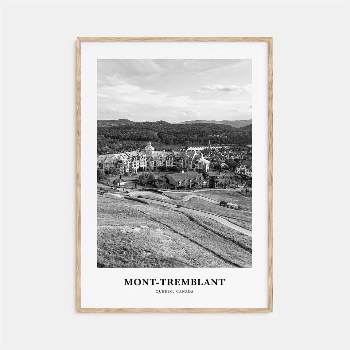 Mont-Tremblant Quebec Ski Village Summer Slopes Photo Poster